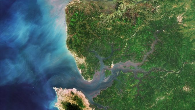 Desembocadura río Sierra Leona. Imagen de National Geographic España (https://www.nationalgeographic.com.es/).